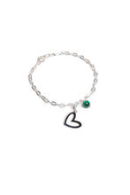 Cargar imagen en el visor de la galería, Pulsera CDLA x Tanya Moss, piedra verde