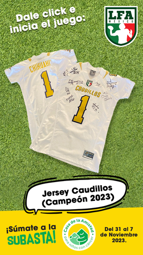 Jersey Caudillos (campeón 2023)