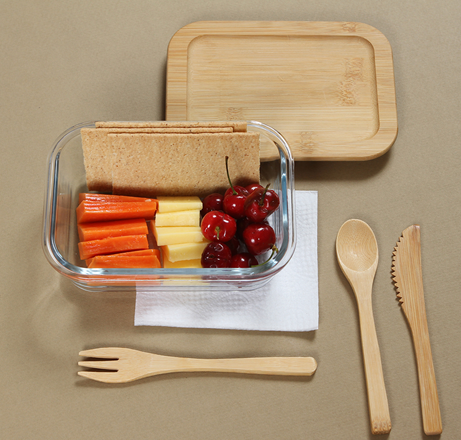 Contenedor de alimentos (vidrio)