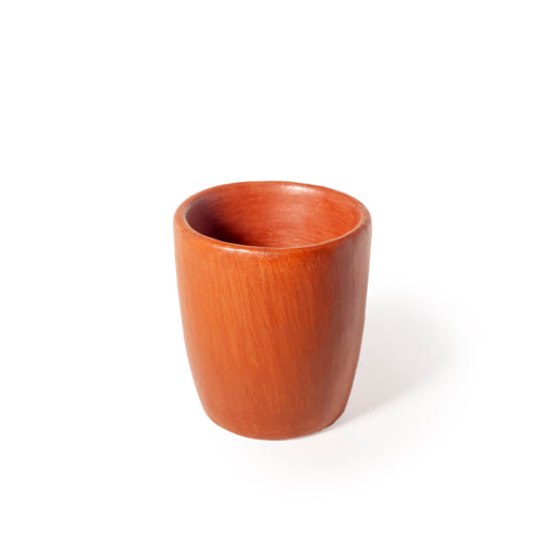Set de vasos barro rojo
